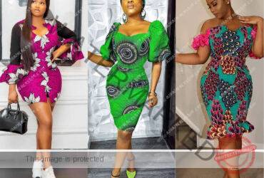 Ankara Bodycon Dress Styles for Ladies